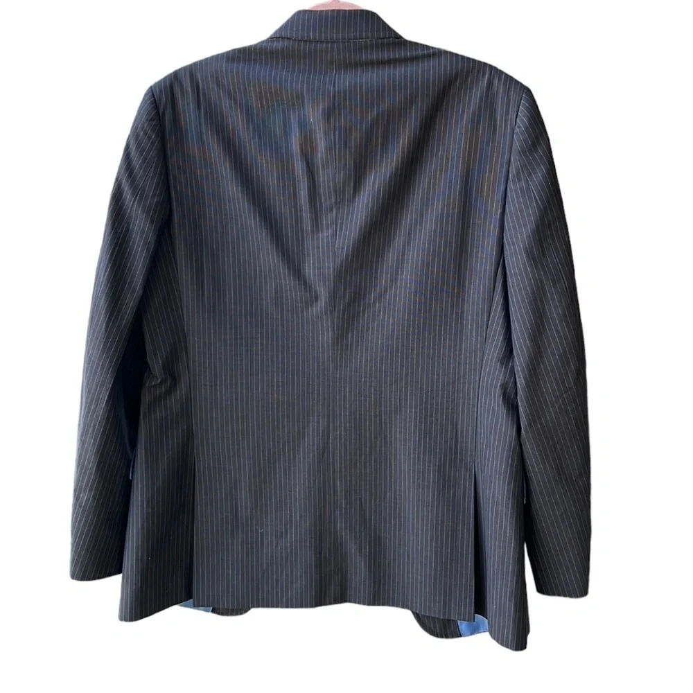Banana Republic New Men’s Pinstripe Cotton Gray/Blue Sports Coat. Size40S